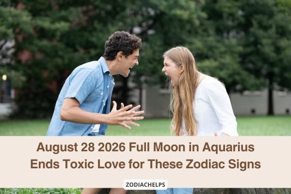August 28 2026 Full Moon in Aquarius Ends Toxic Love for These Zodiac Signs