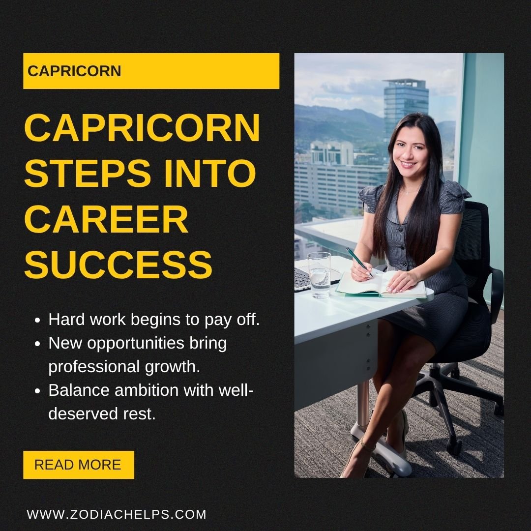 Capricorn Sees Career Breakthroughs