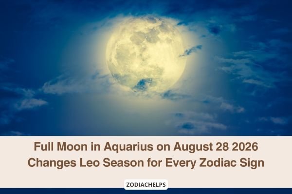 Full Moon in Aquarius on August 28 2026 Changes Leo Season for Every Zodiac Sign