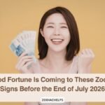 Good Fortune Is Coming to These Zodiac Signs Before the End of July 2026