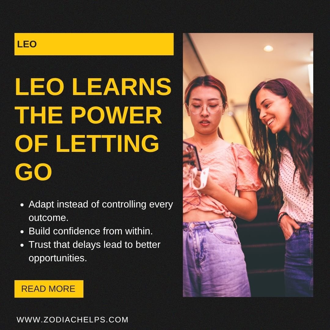 Leo Learns to Let Go of Control