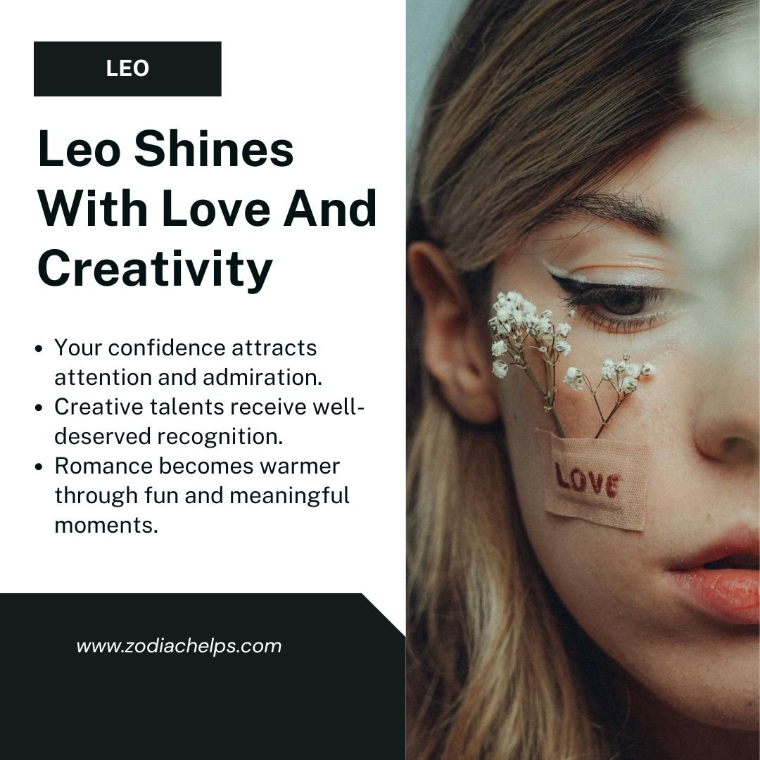 Leo Finds Joy In Love And Creativity