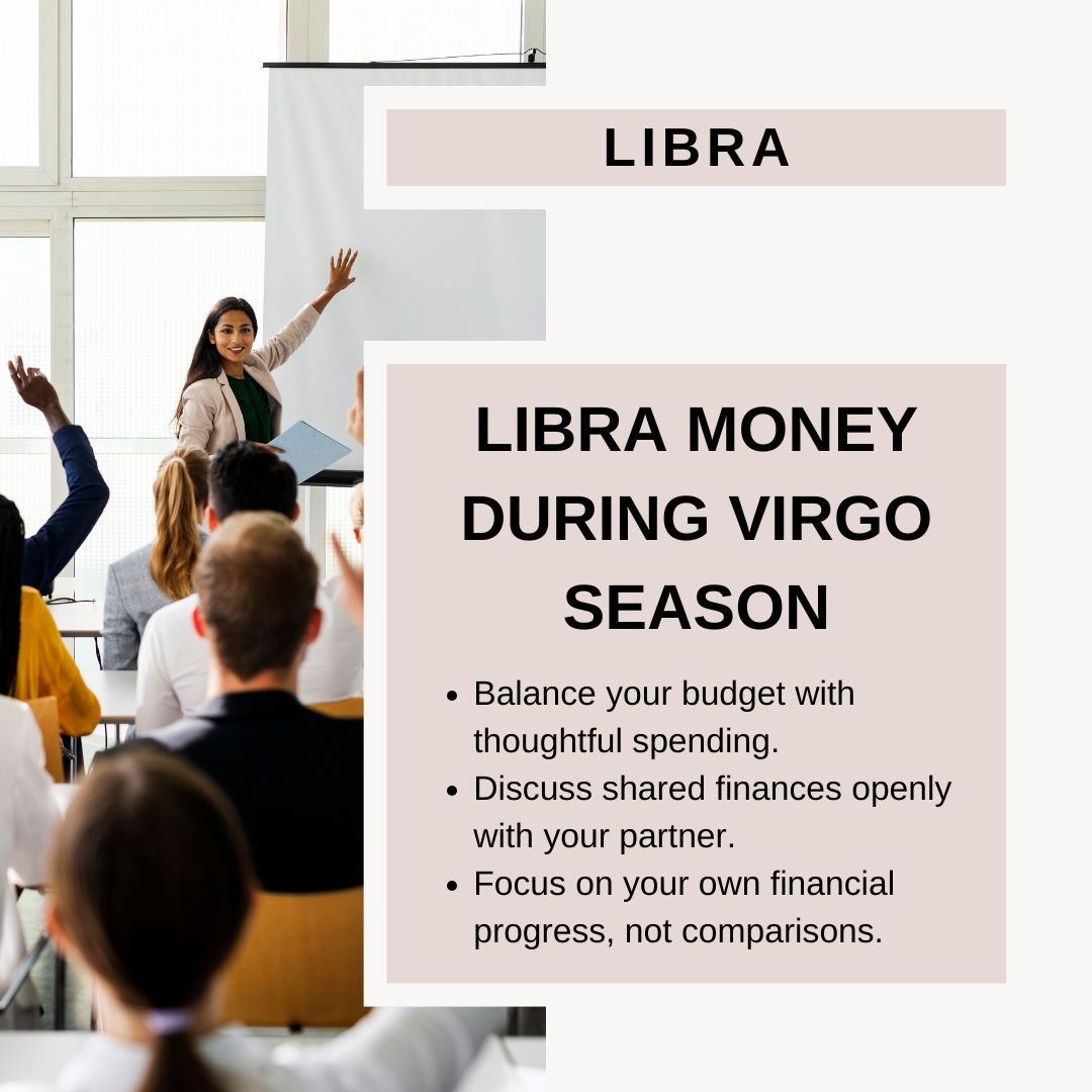Libra And Money During Virgo Season