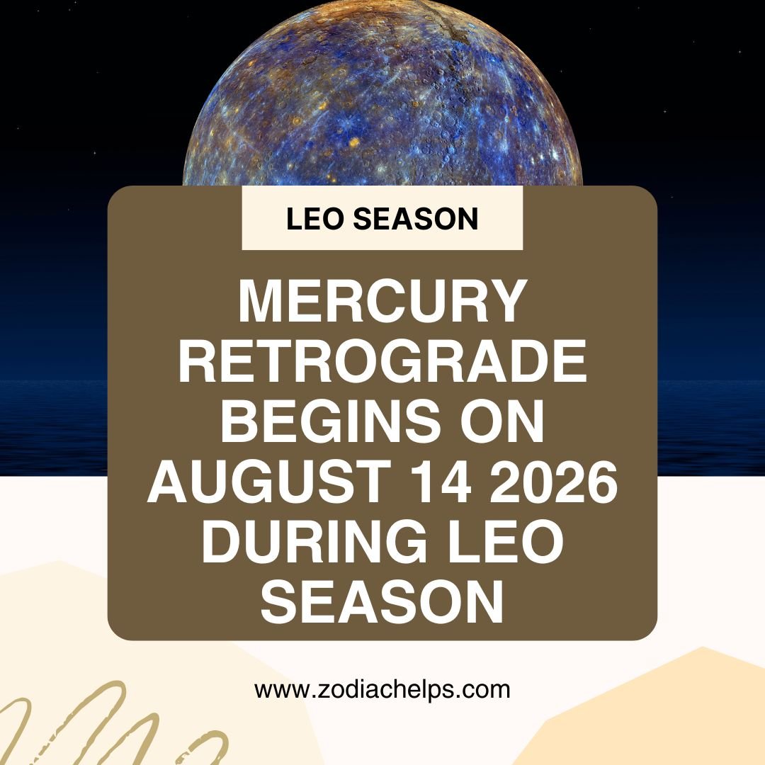 Mercury Retrograde Begins on August 14 2026 During Leo Season