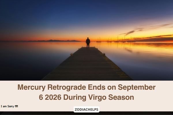 Mercury Retrograde Ends on September 6 2026 During Virgo Season
