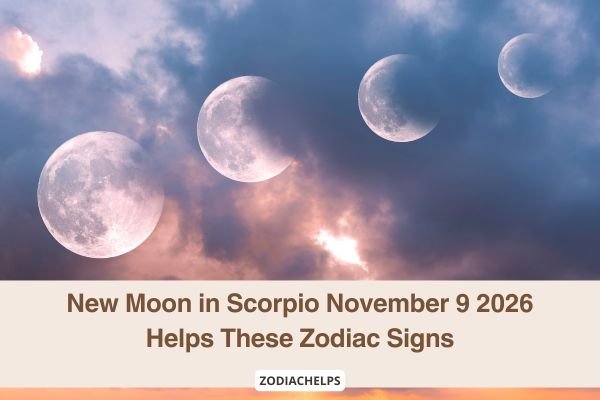 New Moon in Scorpio November 9 2026 Helps These Zodiac Signs