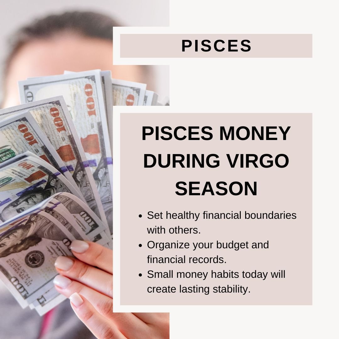 Pisces And Money During Virgo Season