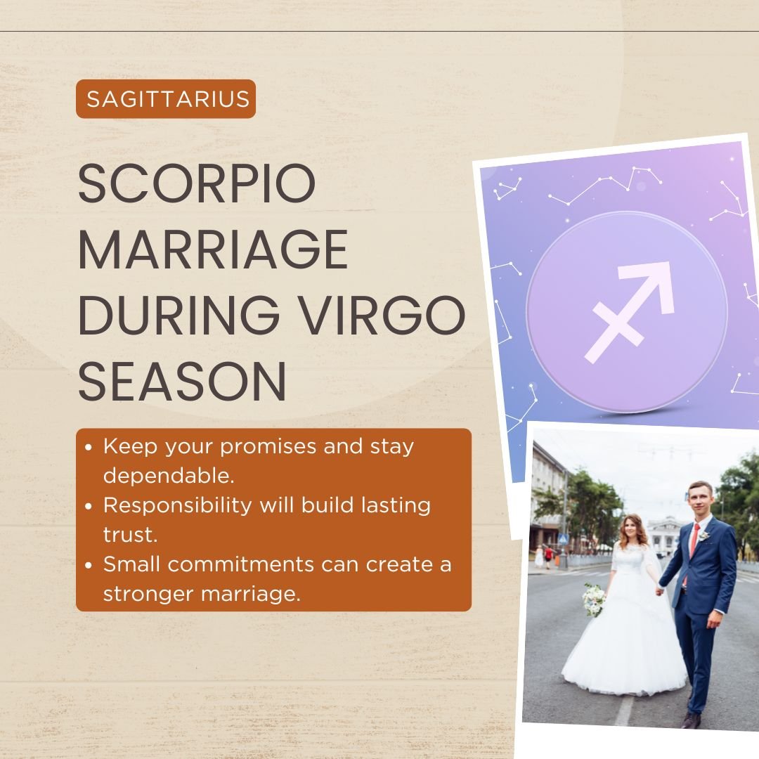 Sagittarius And Marriage During Virgo Season