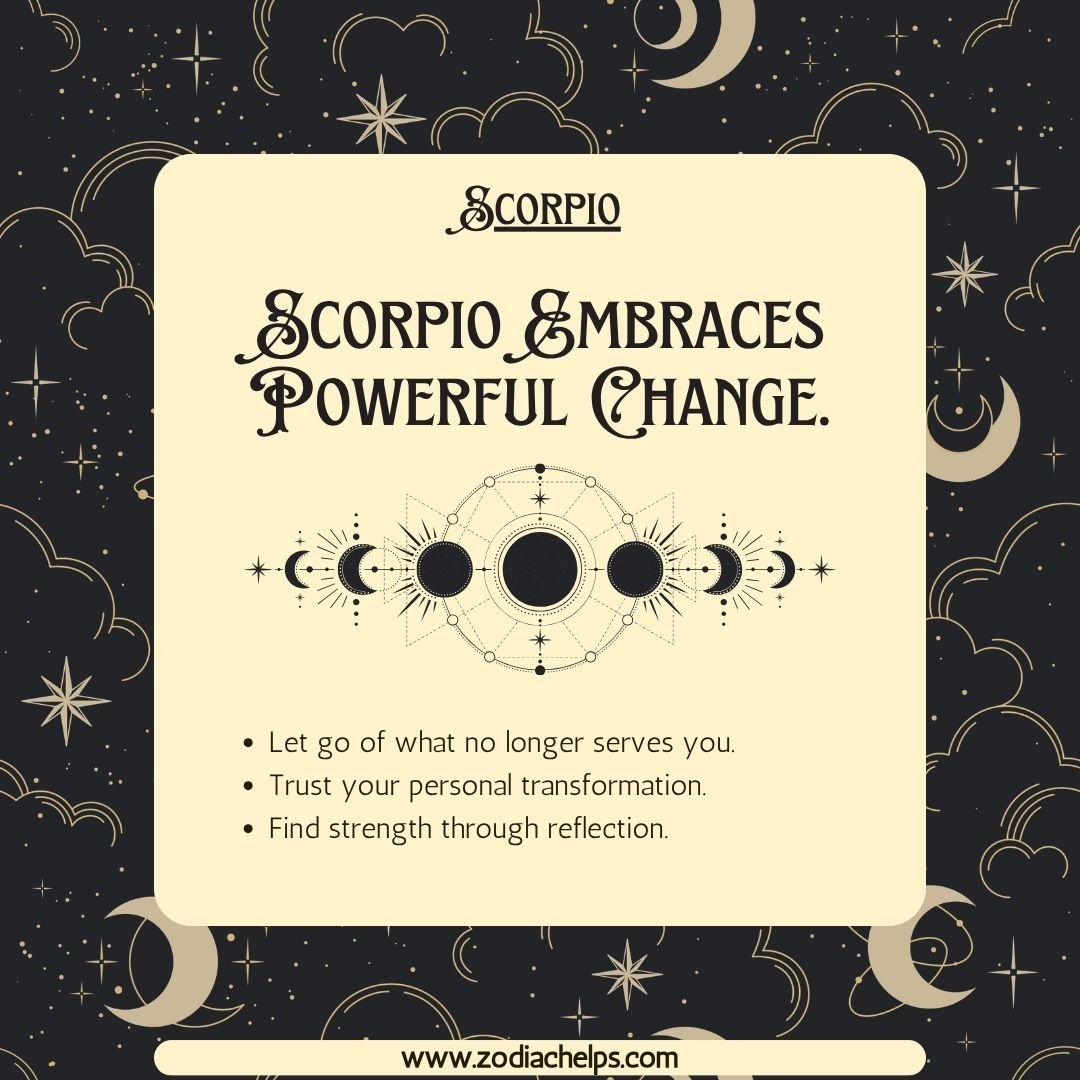 Scorpio Finds Power in Letting Go
