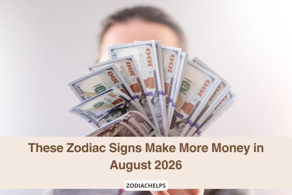 These Zodiac Signs Make More Money in August 2026