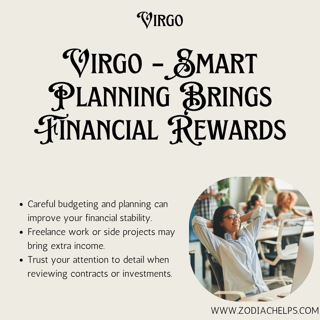Virgo Benefits From Careful Planning