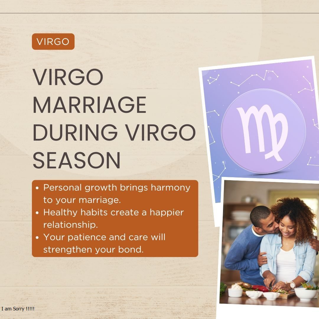 Virgo And Marriage During Virgo Season