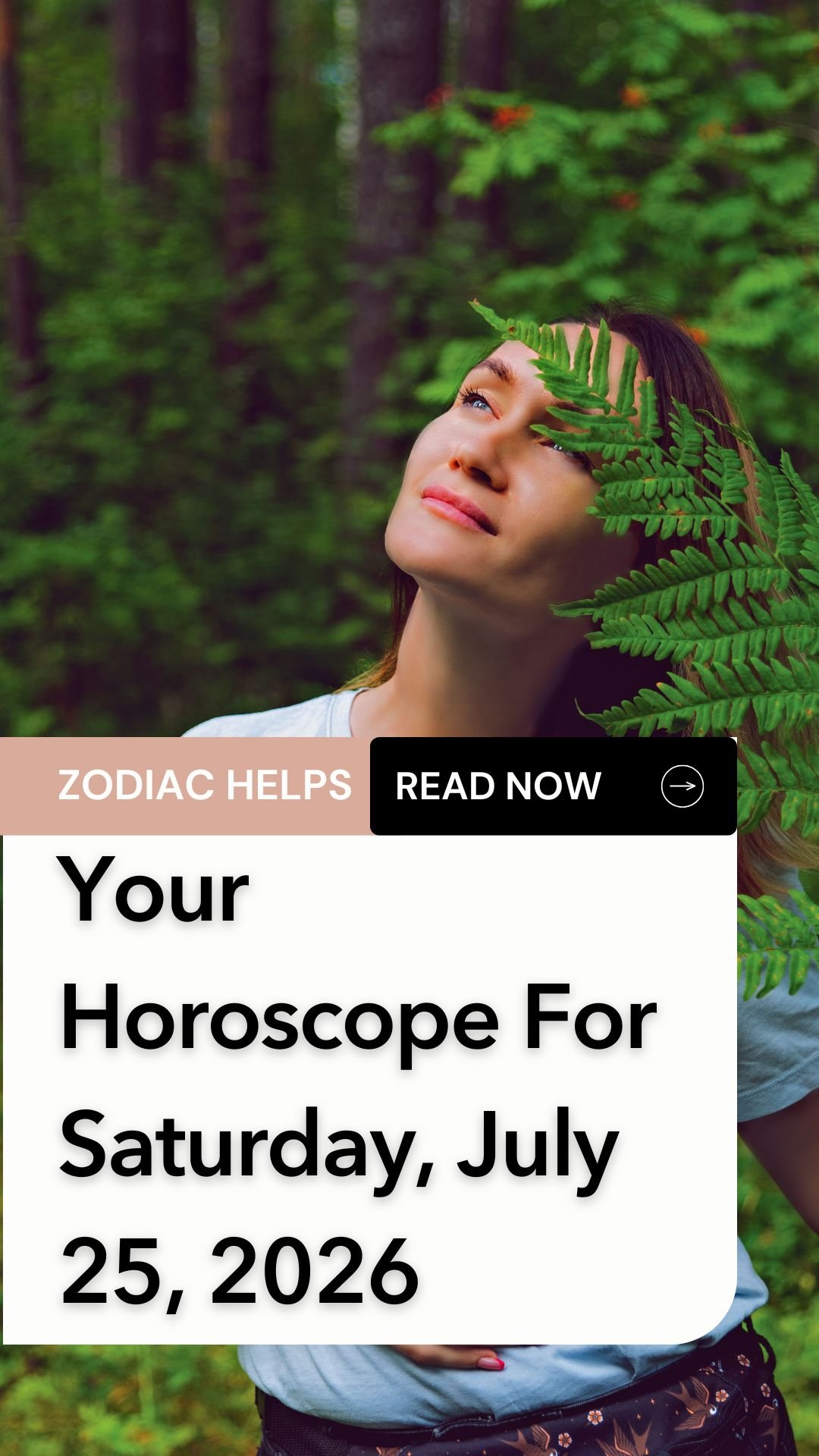 Your Horoscope For Saturday, July 25, 2026