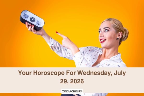 Your Horoscope For Wednesday, July 29, 2026
