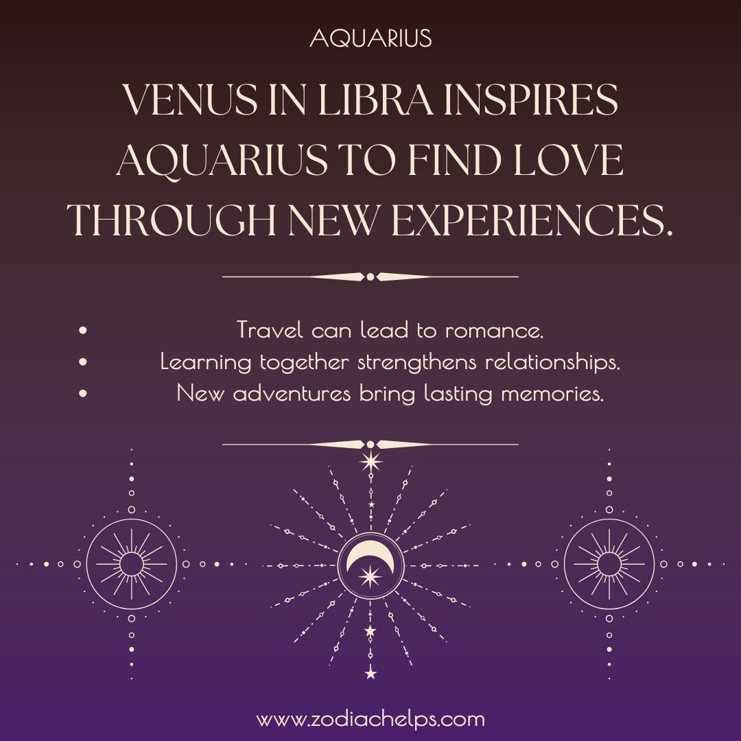 Aquarius and Venus in Libra