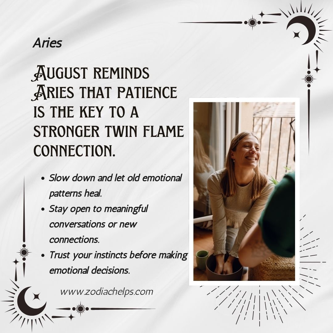 Aries Twin Flame Horoscope August 2026