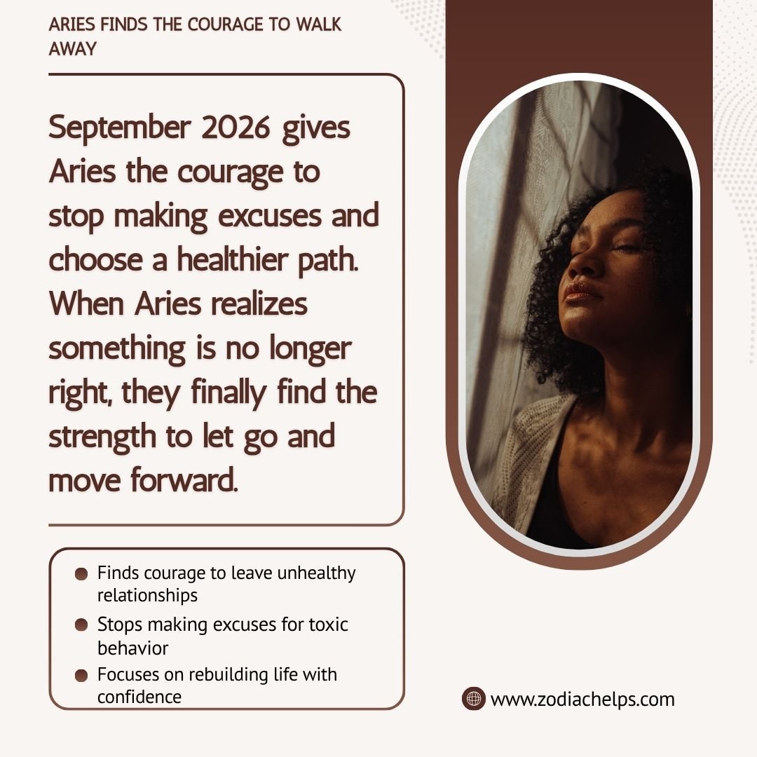 Aries Finds The Courage To Walk Away