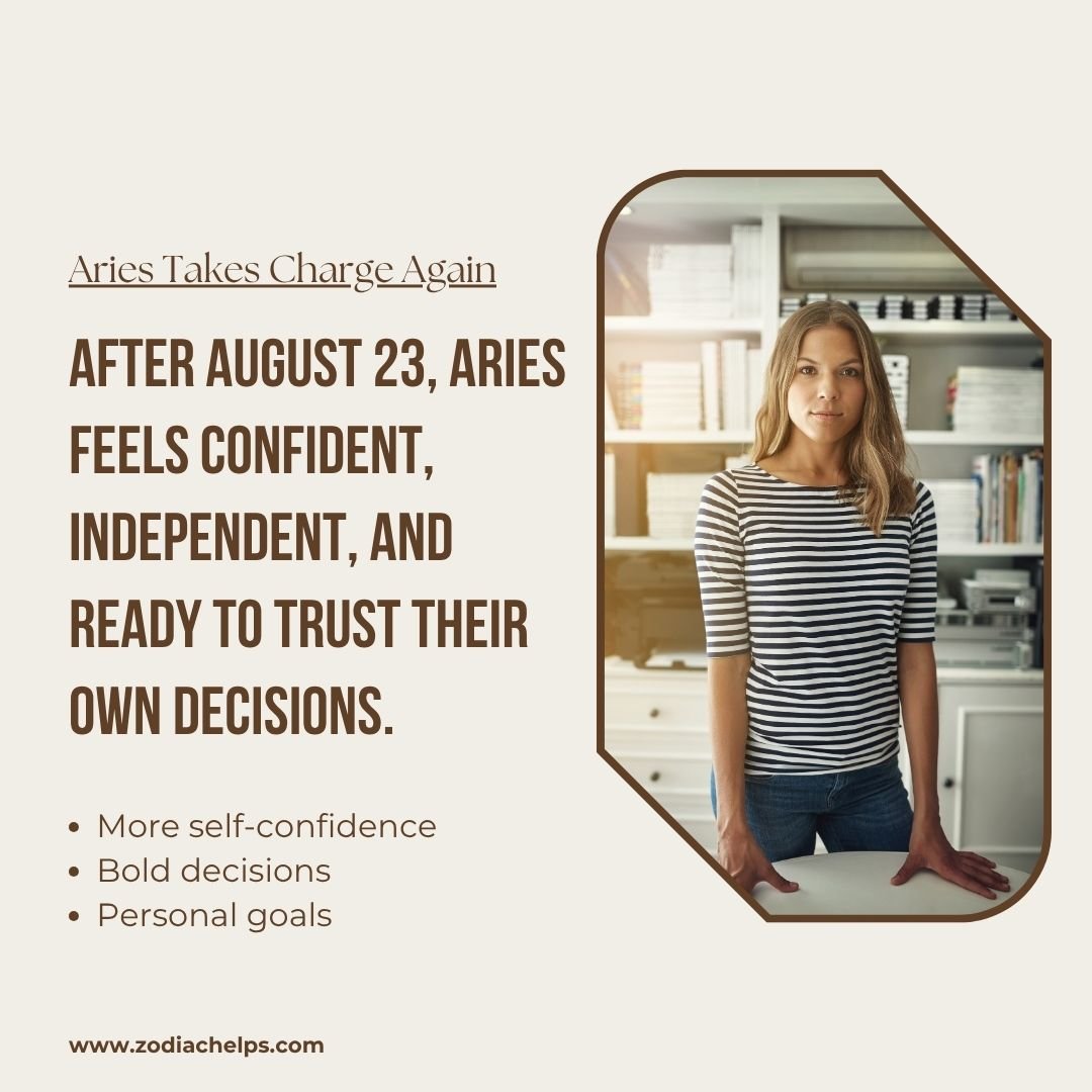 Aries Starts Taking Charge Again