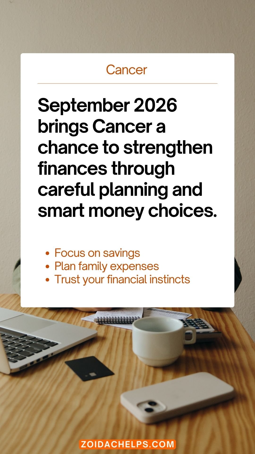 Cancer And Money In September 2026