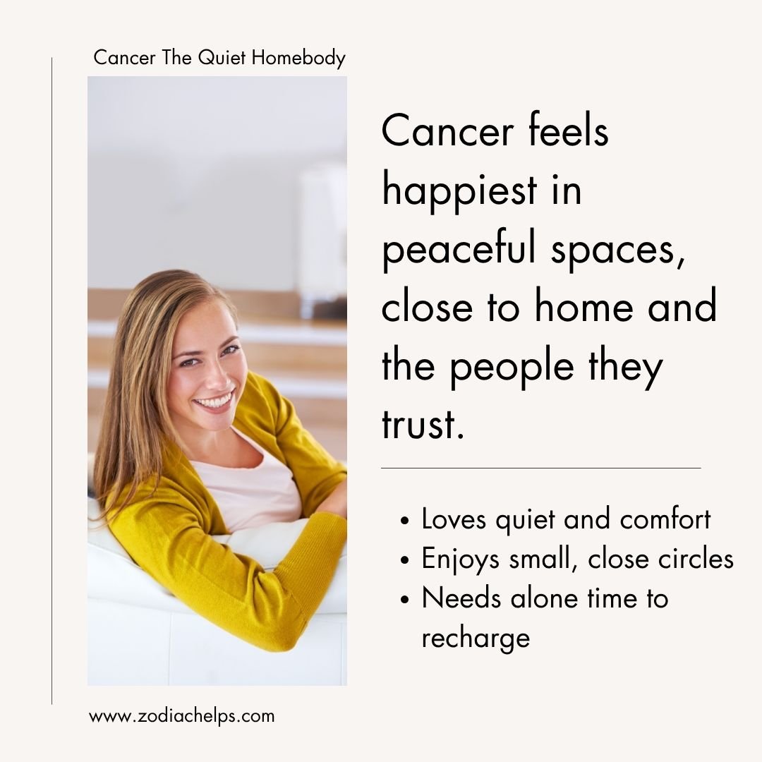 Cancer The Quiet Homebody