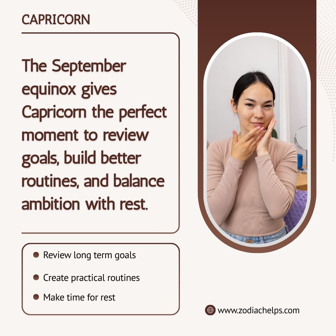 Capricorn Setting Practical New Goals