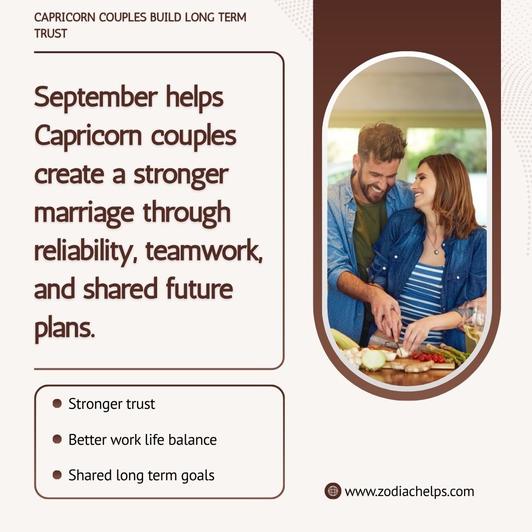 Capricorn Couples Build Long Term Trust