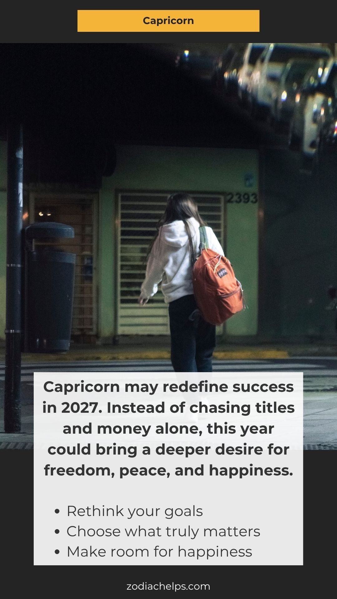 Capricorn May Redefine What Success Means To Them