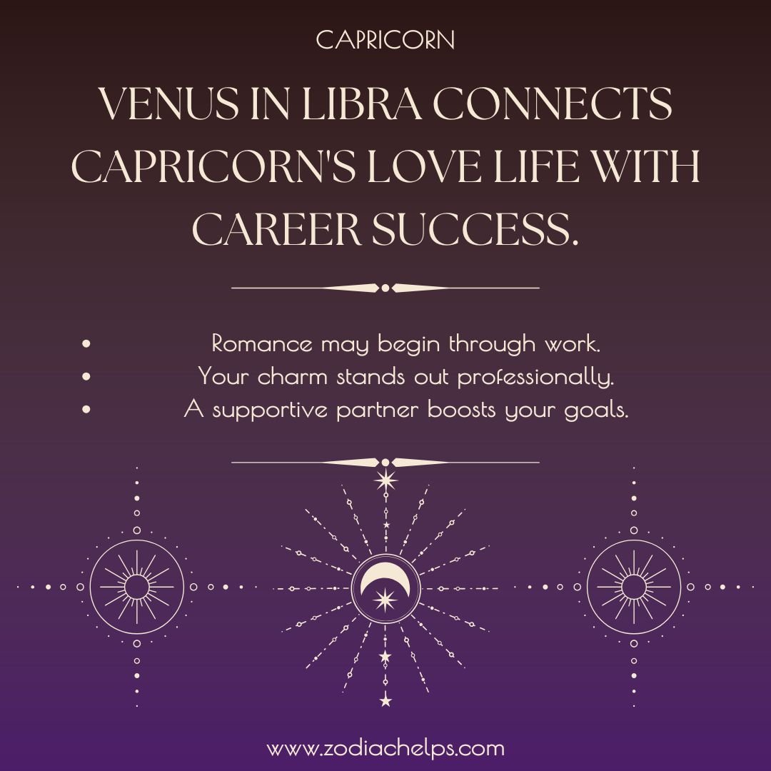 Capricorn and Venus in Libra
