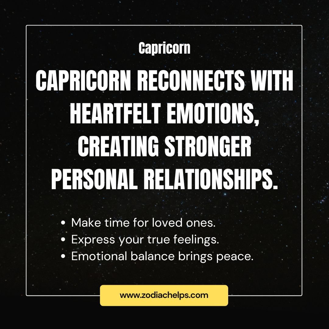 Capricorn Will Show Their Emotional Depth