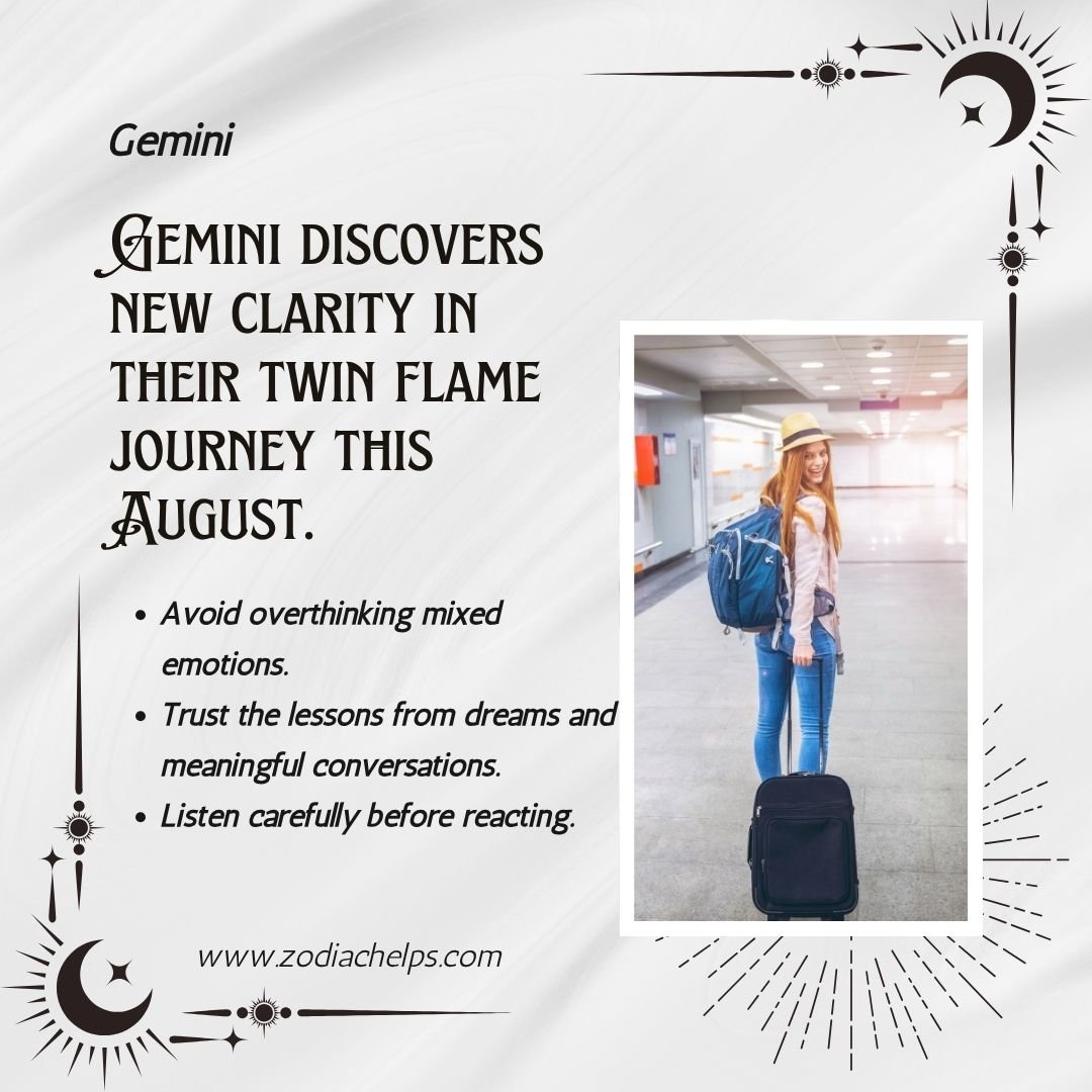 Gemini Twin Flame Horoscope August 2026