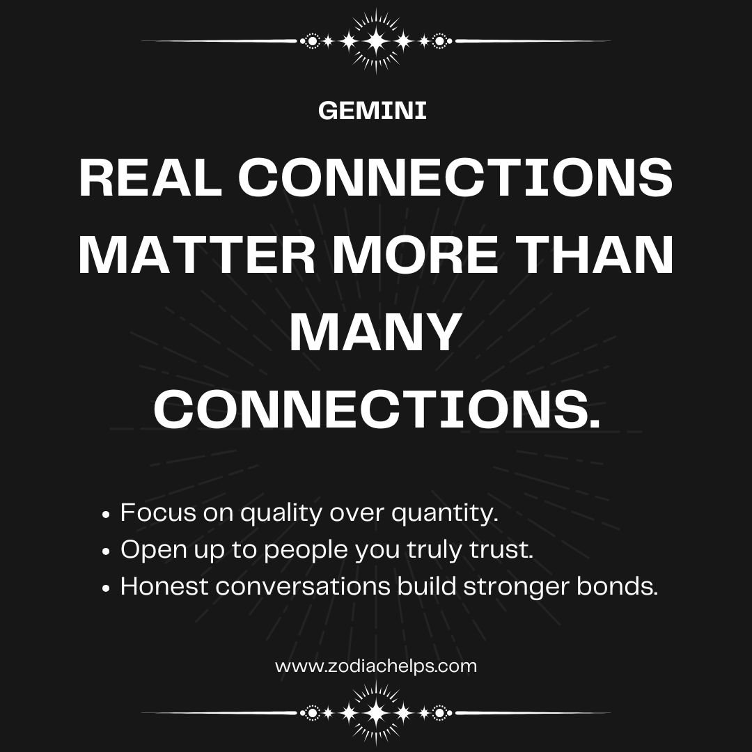 Gemini And The Truth About Real Connection