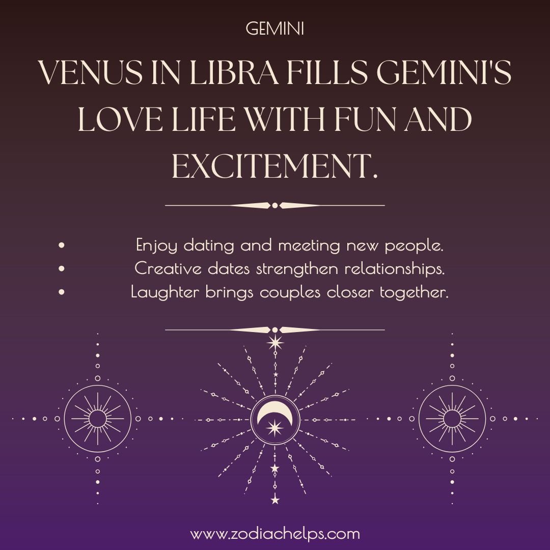 Gemini and Venus in Libra