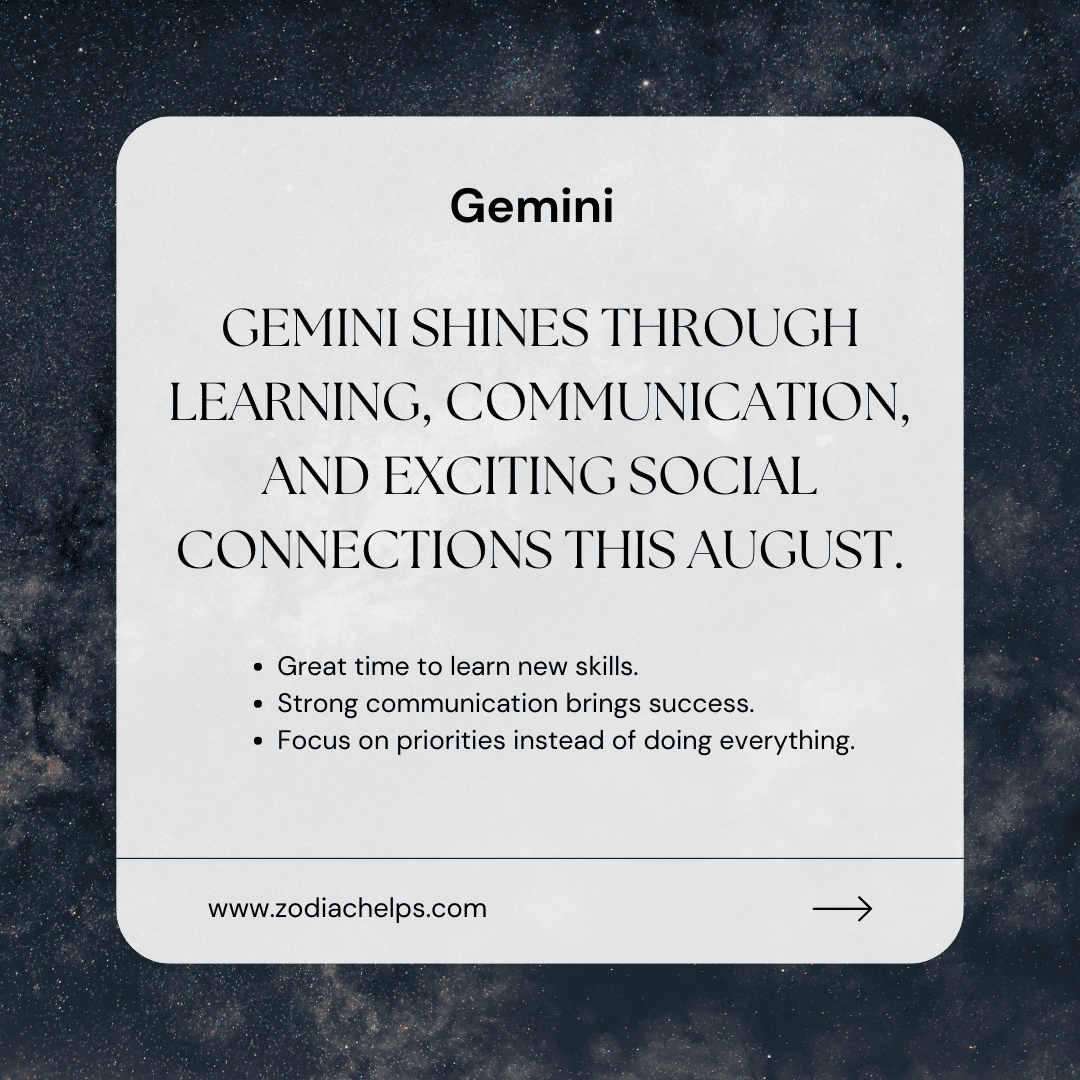 Gemini Personality in August 2026