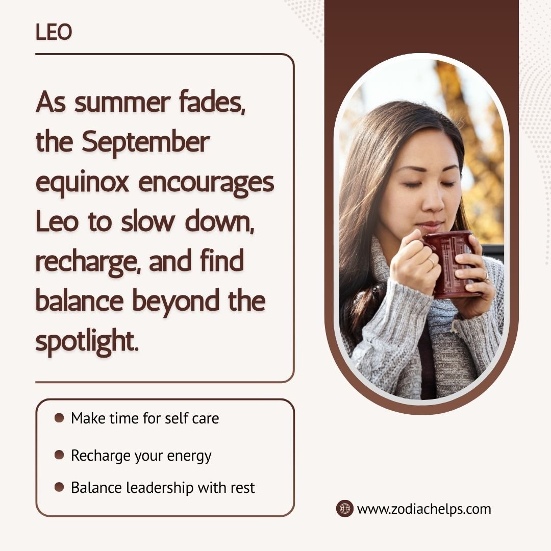 Leo Letting Go Of Summer Energy