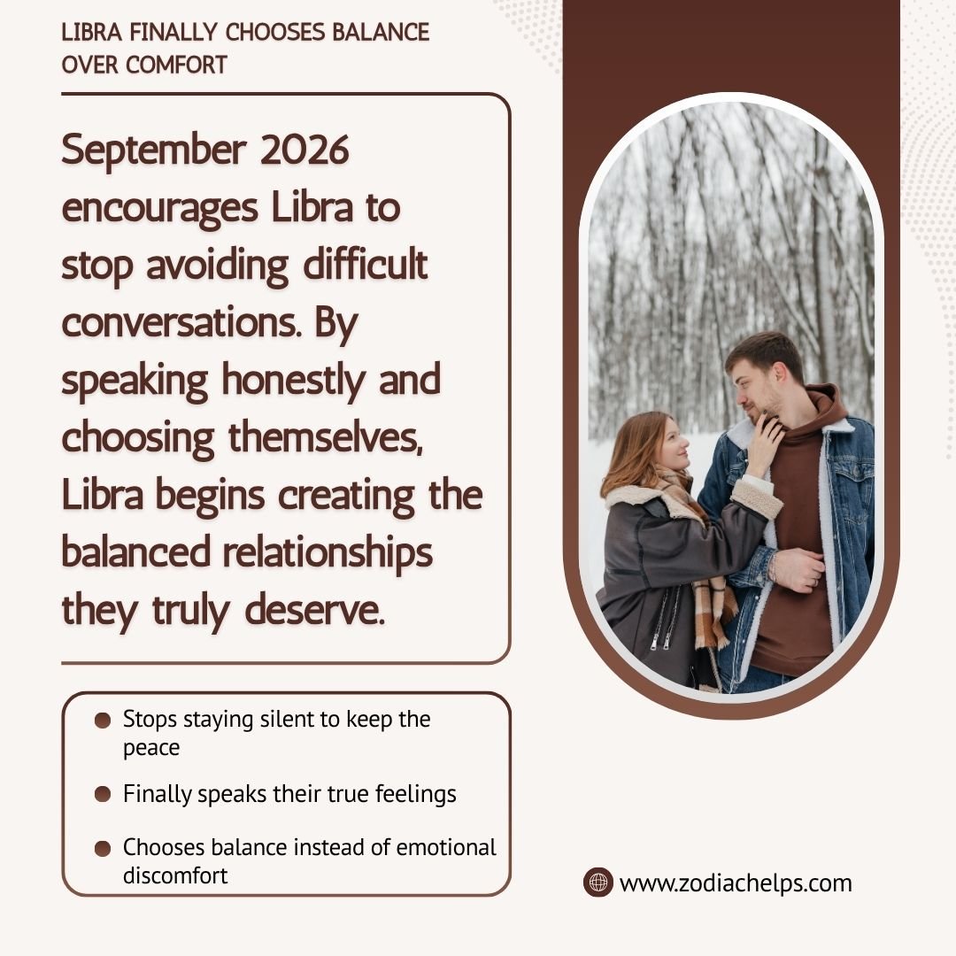 Libra Finally Chooses Balance Over Comfort