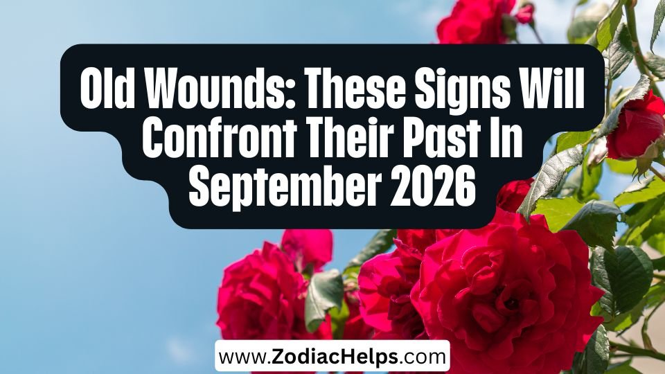 Old Wounds: These Signs Will Confront Their Past In September 2026