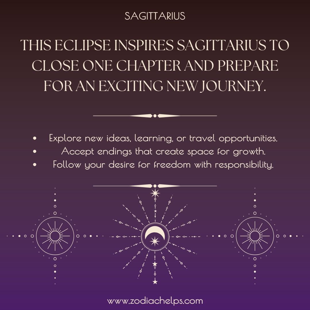 Sagittarius And This Eclipse