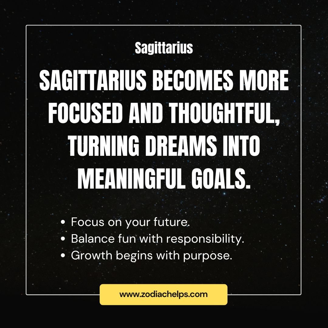 Sagittarius Will Show Their Serious Side