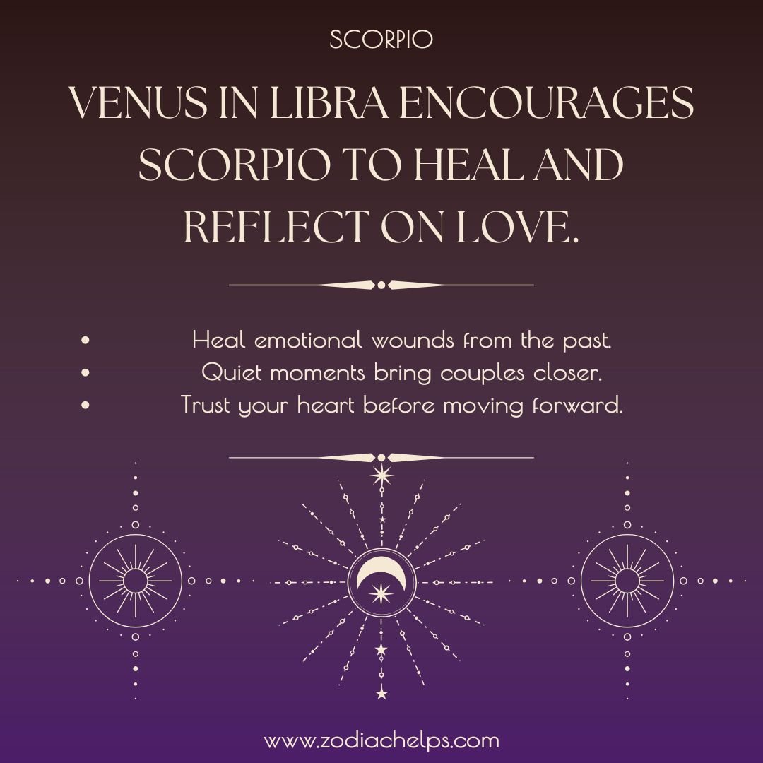Scorpio and Venus in Libra