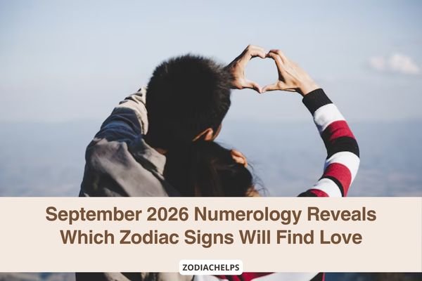 September 2026 Numerology Reveals Which Zodiac Signs Will Find Love