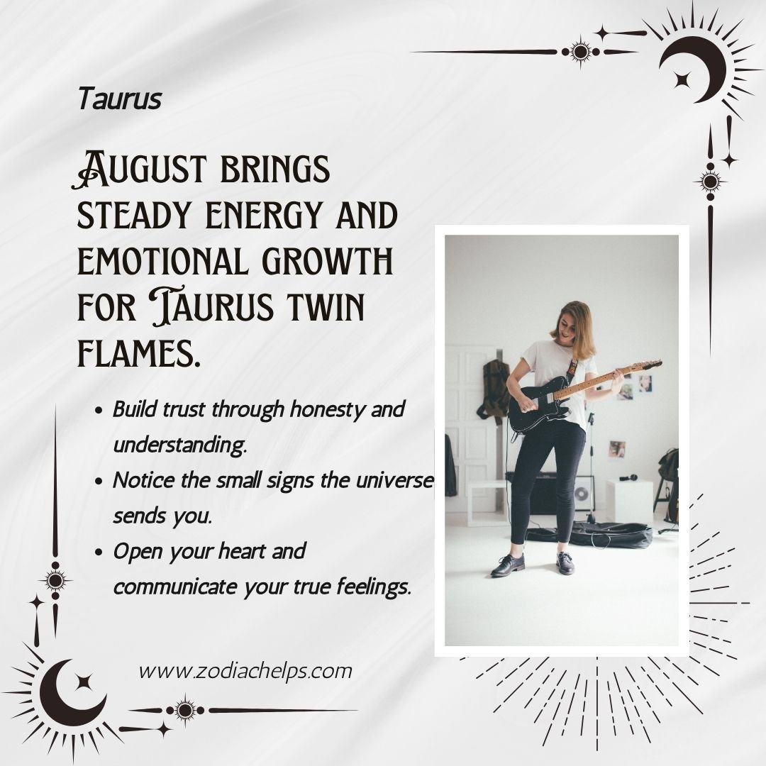 Taurus Twin Flame Horoscope August 2026