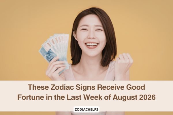 These Zodiac Signs Receive Good Fortune in the Last Week of August 2026