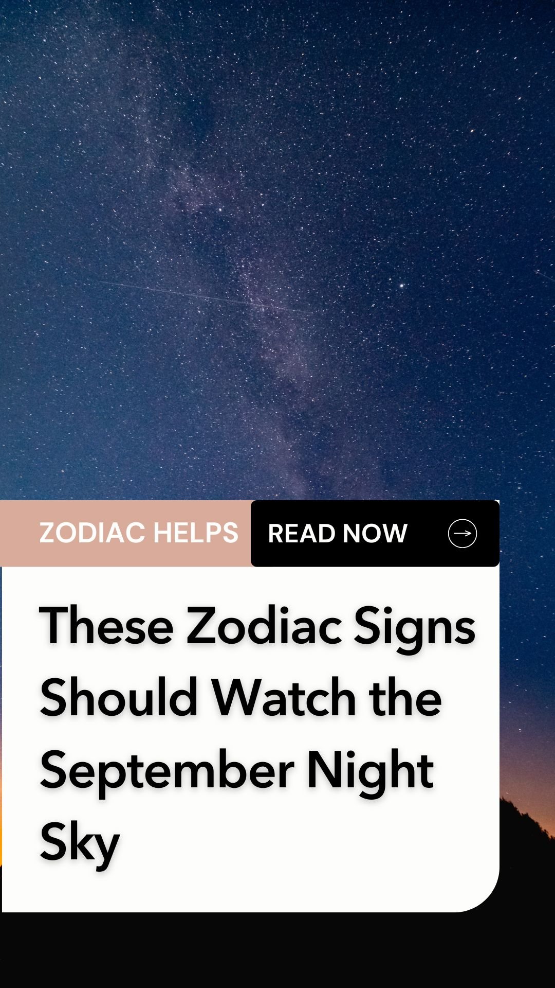 These Zodiac Signs Should Watch the September Night Sky