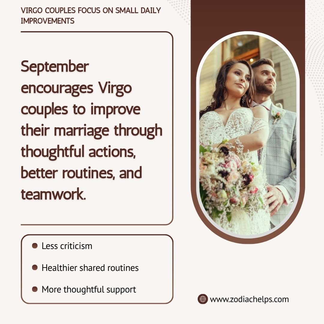 Virgo Couples Focus on Small Daily Improvements