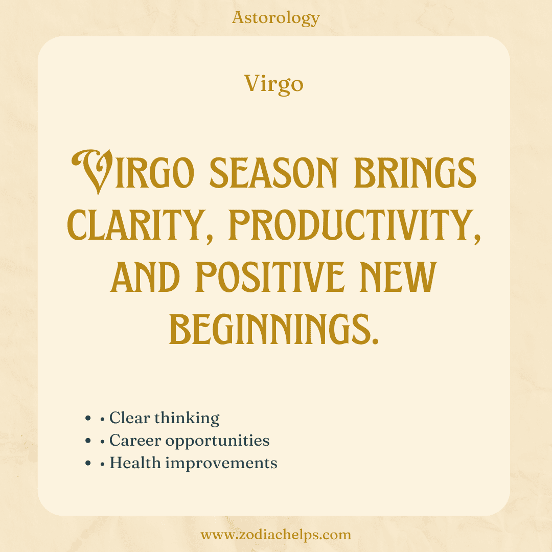 Virgo Welcomes A Fresh Start And Clear Thinking