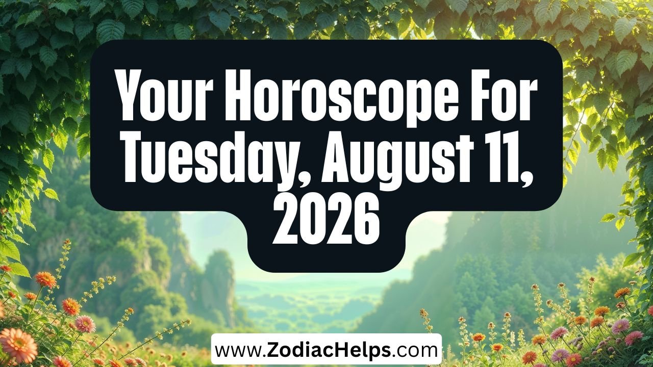 Your Horoscope For Tuesday, August 11, 2026