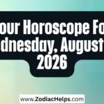 Your Horoscope For Wednesday, August 12, 2026