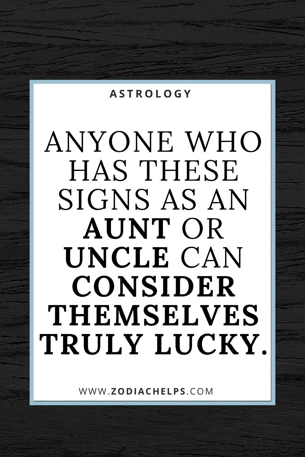 Anyone Who Has These Signs As An Aunt Or Uncle Can Consider Themselves Truly Lucky.