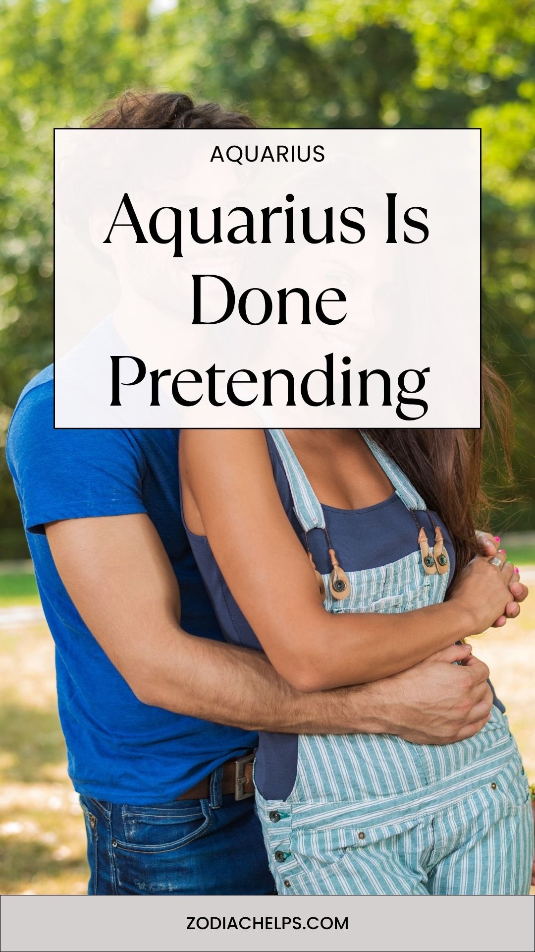 Aquarius Is Done Pretending