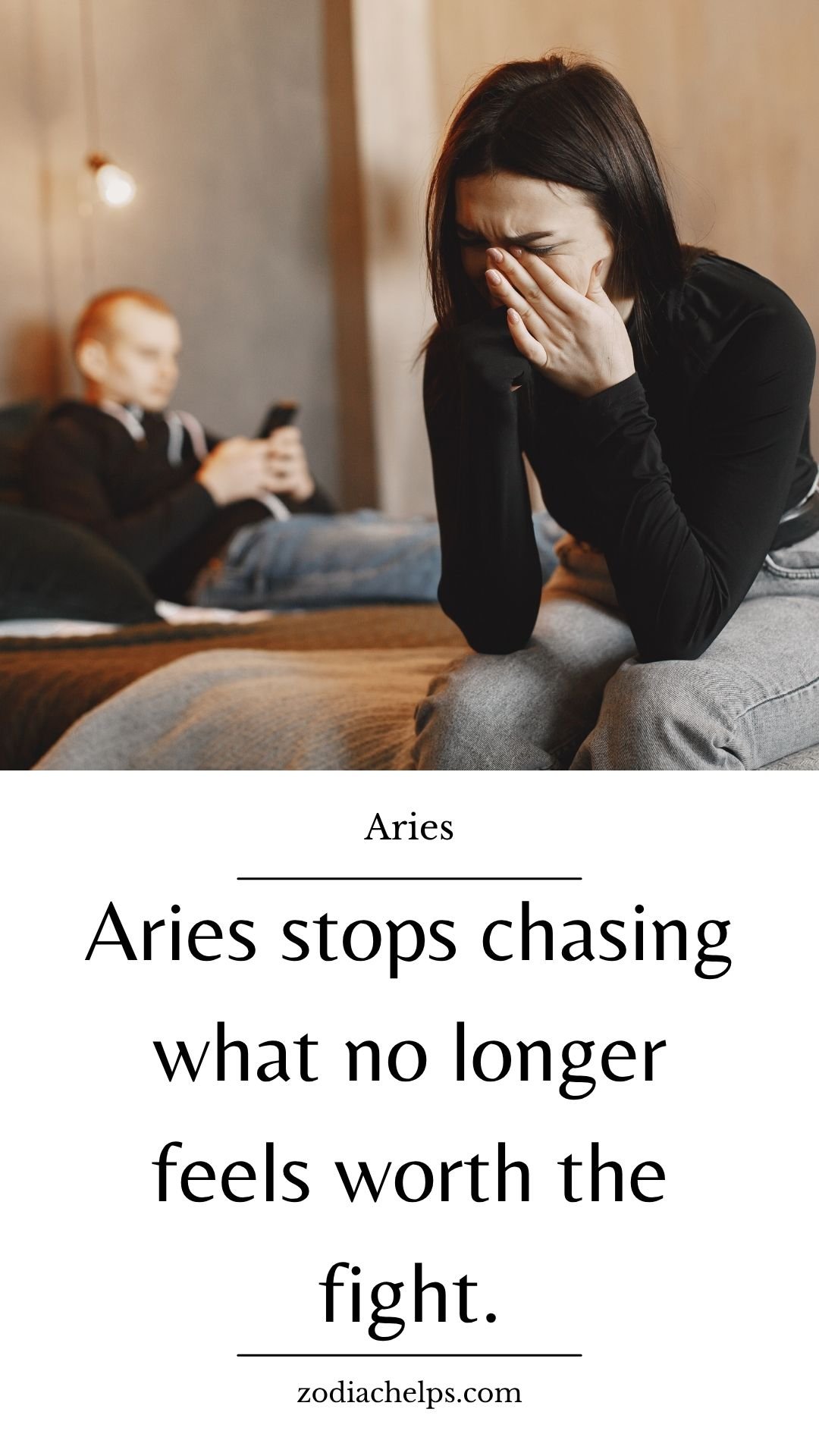 Aries and the End of Chasing